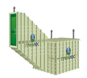 Гринлос Погреб ДТ 2500*2000*2000