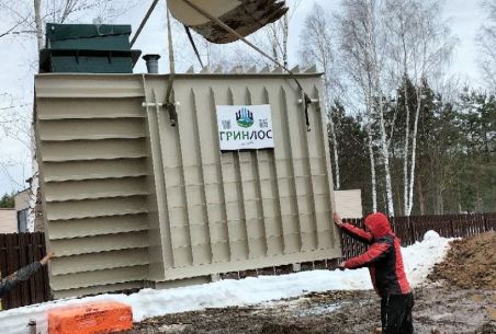 Гринлос Погреб ЛКТБ 2000*2000*2000 с боковым входом через люк с тамбуром